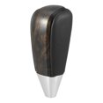 thumbnail image 1 of Perilla de palanca de cambios de transmisión automática, patrón de madera negra para Toyota Land Cruiser 2003-2021, plástico negro, 1 of 6