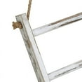 thumbnail image 6 of 3-Tier Mini Whitewashed Wood Wall-Hanging Hand Towel Storage Ladder with Rope, 6 of 6