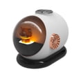 thumbnail image 1 of Humidificador portátil mini, 280 ml, 5 V CC/1,0 A, con apagado automático, atomización, para oficina, dormitorio, color blanco, recarga de 1200 mAh., 1 of 14
