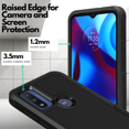 thumbnail image 6 of Moto G Power 2022 Case, Cbus Wireless Heavy-Duty Grip Case Cover for Motorola Moto G Power 2022 - Black, 6 of 7