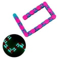 thumbnail image 2 of Jindong 24 Links Wacky Tracks Luminous Decompression Folding Chain for Kids Adults, 2 of 2