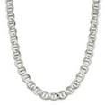 thumbnail image 1 of White Sterling Silver chain Anchor Men's Flat 24 in 12.3 mm, 1 of 5