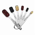 thumbnail image 5 of Measuring Spoons Set Stainless Steel Long Handle Measuring Spoons Stackable Heavy Duty Metal Teaspoon Tablespoon Measure Spoon Set Of 6 For Measuring, 5 of 5