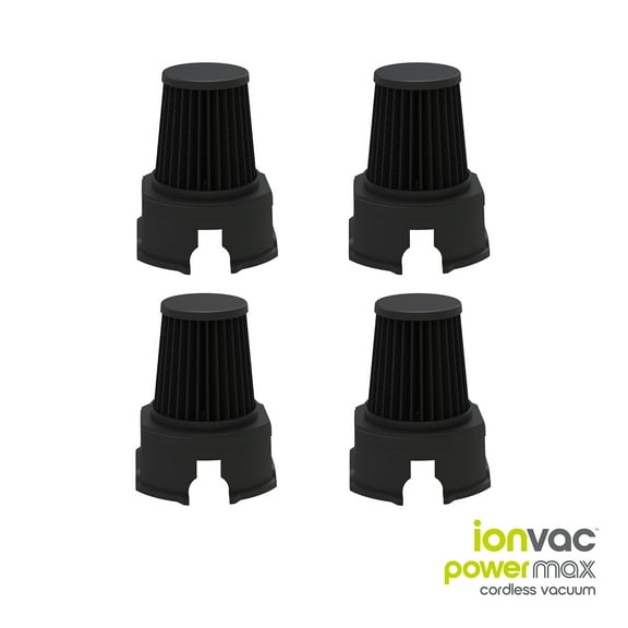 IonVac PowerMax Cordless Vacuum Filter Replacement Kit, New