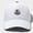 White, variant on Grey Camouflage Logo Baseball Cap Adjustable Luxury Casual Hat