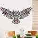 thumbnail image 1 of Vinil Decorativo Búho Volando Multi Color Estancia Dara Baby Syene VinDe034, 1 of 4