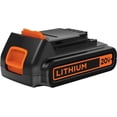thumbnail image 3 of BLACK+DECKER 20V MAX Battery, 1.5Ah Lithium Ion Battery, Extended Runtime, Compatible with Tools, Outdoor Equipment and 20V Vacuums (LBXR20), 3 of 10