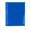 Blue, variant on A4 Document Folder with Metal Clip and Dual Pockets for Office File Organization