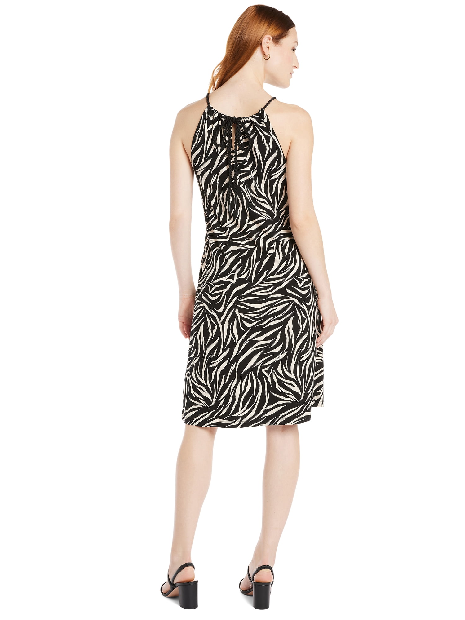 Time and Tru Women's Halter Knit Dress, Sizes XS-XXXL