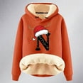 thumbnail image 4 of WILLBEST Sudadera de Mujer con Capucha Estampada con Letras Navideñas, de Lana, Cálida para El Invierno X-Grande, 4 of 4