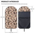 thumbnail image 6 of Garronmavis Waterproof Stain Resistant Front Car Seat Towel Cover, Sweat Protection for Gym Workout Beach Hiking Running, Universal Fit for Cars SUV Trucks Sedan Van, 6 of 8