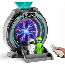 Northern Lights Projector Lamp,360° Aurora Starry Sky Night Light with Bluetooth Music, Remote Control, Timer, 14 Color Modes,Gift for Kids Room Decor