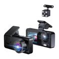 thumbnail image 1 of Car Dash Cam Front and Rear, 1080P Driving Recorder Camera, G-Sensor, Parking Monitor, Loop Recording with 64G SD Card, 1 of 5