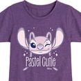 thumbnail image 3 of Disney - Lilo & Stitch - Angel's A Pastel Cutie - Toddler & Youth Girls Short Sleeve Graphic T-Shirt, 3 of 5