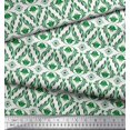 thumbnail image 2 of Soimoi Velvet Fabric Ogee Damask Print Sewing Fabric Yard 58 Inch Wide, 2 of 5