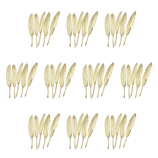 Bekwaamheid Parana rivier methaan CreativeArrowy Crafts Art Party Decor Gold/ Silvery 10-15cm/3.94-5.91in For  Each Soft Touch about 50pcs Wedding Carnaval Accessoires - Walmart.com
