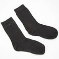 thumbnail image 5 of Men’s Black Dress Socks w/ Hidden Zipper Pocket – 2 Pairs, Size 7-12, 5 of 6