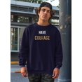 thumbnail image 2 of Bold Inspiration Ii Sweatshirt Men -Anna Hambly Designs, Male 5X-Large, 2 of 4