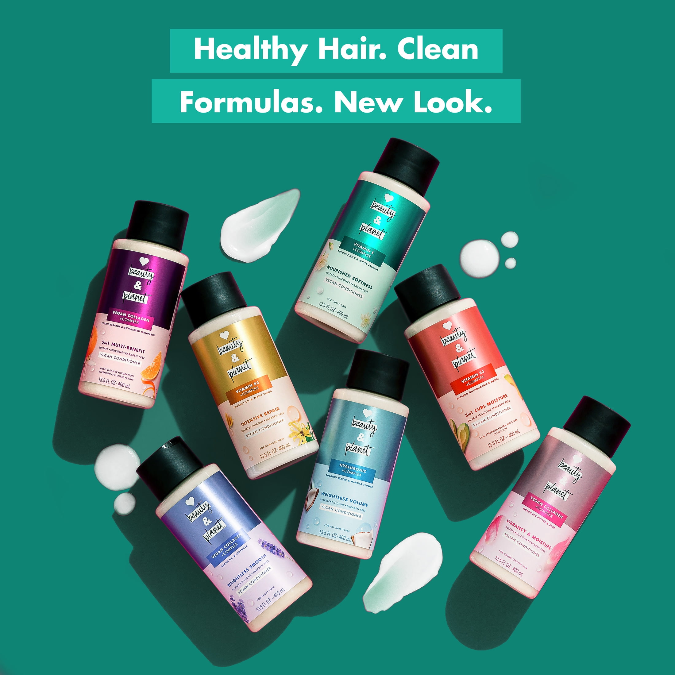 Love Beauty and Planet Daily Shampoo for Curly Hair with Coconut Milk, White Jasmine, 13.5 fl oz