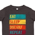 thumbnail image 4 of Inktastic Disc Golfer Eat Sleep Disc Golf Repeat Boys or Girls Toddler T-Shirt, 4 of 5
