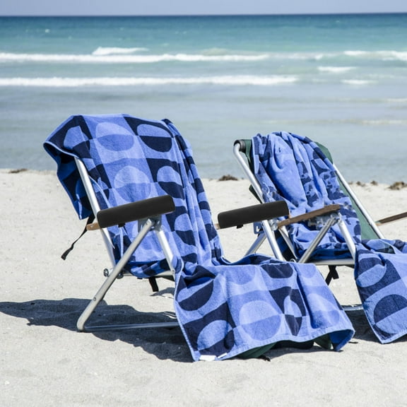 KONTONTY 1 Pair Foldable Armrest Cushions Camping Chairs Pad Fabric Elbow Pads Travel Beach Chair Accessories For Outdoor