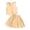 Yellow, variant on CLOISE Two Piece Set Kids Girls Sleeveless Matching Sets Vacation Outfits Tank Tops Skirt Trendy Travel Clothes