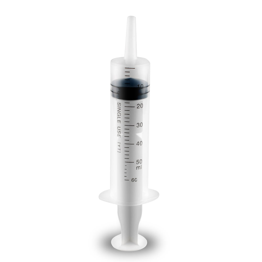 High Quality Reusable 60ML Syringe For Lab Hydroponics Nutrient