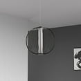 thumbnail image 2 of Dainolite 20W LED Pendant, Matte Black with White Acrylic Diffuser, 2 of 3