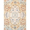 thumbnail image 3 of Pasargad Home Heritage 4' x 6' Power-Loomed Light Blue/Ivory Rug, For Indoor Space and all Age of Group, 3 of 9