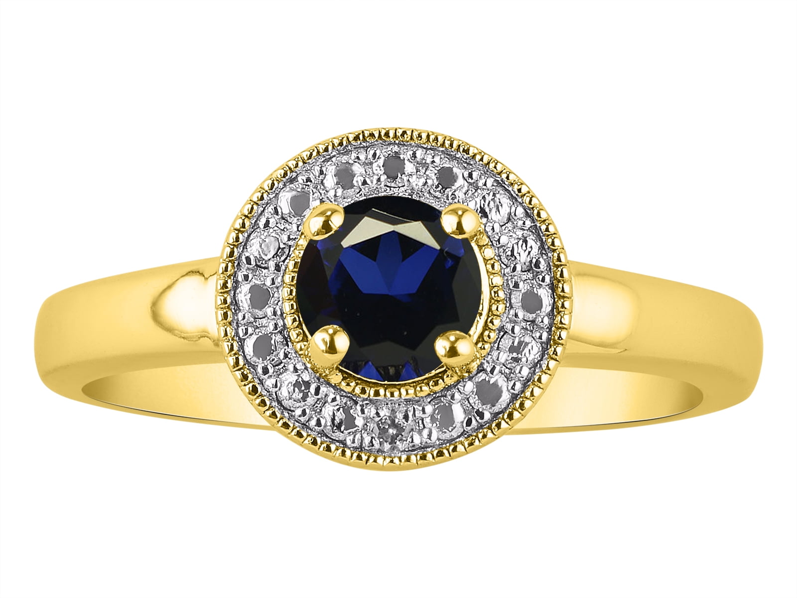 sizes 5-10 10K Yellow Gold Diamond Enhanced Ruby Ring Pear 6x4mm 