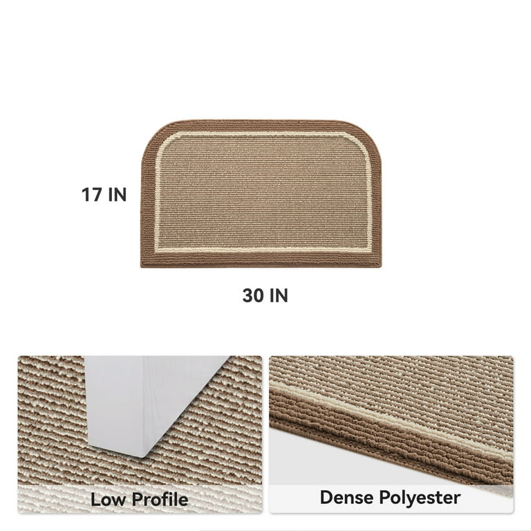 SIXHOME Welcome Doormat, 17"x30", Brown photo 4