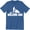 Blue, variant on The Walking Dad - Funny Dead Zombie Father Gift Dad Joke Retro Tee Shirt