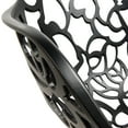 thumbnail image 5 of LeisureMod Stackable Dining Chair in Aluminum with Stackable and Floral Cutout Design Indoor Outdoor Use No Assembly for Modern Home, Kitchen, Patio Devon Collection, 5 of 10