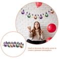 thumbnail image 4 of KAKOWELY 1 juego de guirnaldas de papel con forma de bombilla de colores, guirnaldas con forma de bombilla para cumpleaños, bodas, cumpleaños, baby showers, celebraciones, recuerdos de fiesta., 4 of 5