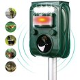 thumbnail image 1 of Ahuyentador de gatos, ultrasónico, solar, ahuyentador de gatos para especias, pájaros, perros, gatos, ratones, Volpes, 5 modos IPX4 a prueba de agua, 1 of 5