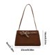 thumbnail image 3 of Bolso Hombro Gamuza para Mujer Con Bandolera Monedero El (marrón), 3 of 5