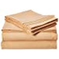 thumbnail image 3 of Celine Linen 1800 Series Egyptian Quality Super Soft Wrinkle Resistant & Fade Resistant Beautiful Design on Pillowcases 4-Piece Sheet Set, Deep Pocket Up to 16inch, Queen Gold, 3 of 3