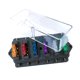thumbnail image 2 of Kenally Caja de fusibles para vehículos de 6 vías, portátil, extraíble, integrado, antioxidante, preperforado, protección contra sobrecorriente, Vehículos, repuestos y accesorios Mis Kenally VI016026-00B, 2 of 6