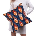 thumbnail image 6 of Bingfone American Football and Fire Flames Linen Throw Pillow Covers Cushion Case Pocket Button Vintage Farmhouse Pillowcase-16"x16", 6 of 9