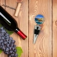 thumbnail image 2 of Crete Greece Wine Bottle Stopper In Gift Box, Perfect For House Warming Gift, 2 of 4