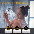 thumbnail image 3 of Scootworks Filtered Shower Head, 10 Spray Settings Detachable Shower Head with Handheld, HandHeld Shower Head for Bathroom Tub with Hose 59 inch Stainless Steel and Magnetic Connection, 3 of 10