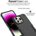 thumbnail image 6 of CoverON For Apple iPhone 15 Pro Max Case, Military Grade Heavy Duty Rugged Phone Cover Grip, Black, 6 of 9
