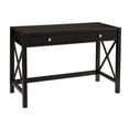 thumbnail image 2 of Linon Bureau en Bois Anna en Noir, 2 of 7