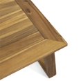 thumbnail image 2 of Noble House Belgian 2 Piece Outdoor Acacia Wood Conversation Set in Beige, 2 of 20