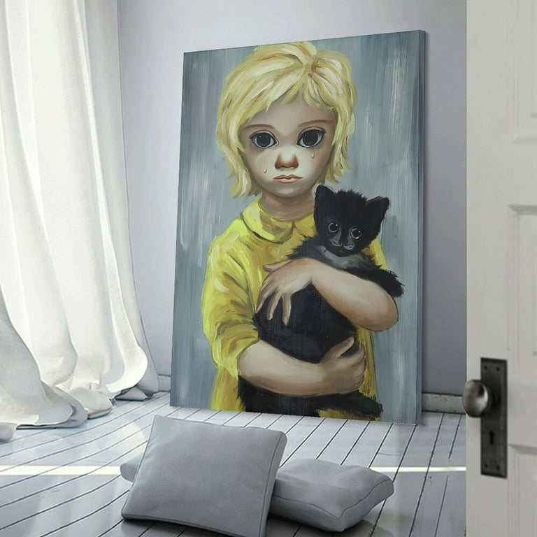 Margaret Keane Big Eyes Poster (1) Canvas Wall Art Prints Poster