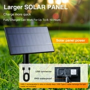 Phopollo Solar String Lights, G40 200FT Outdoor Lights 100 Shatterproof Bulbs, Patio String Remote control, USB powered, Waterproof Hanging Lights for Backyard Garden Porch Decor