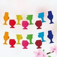 thumbnail image 4 of Marqueurs de Verre à Vin en Silicone de Couleur Assortie 16 Pcs Outils de Reconnaissance Réutilisables pour Tasses à Vin, 4 of 9