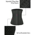 thumbnail image 2 of FUTATA Women Waist Trainer with Steel Bones Corset Cincher Tummy Control Body Shaper Waist Trimmer for Weight Loss, 2 of 6
