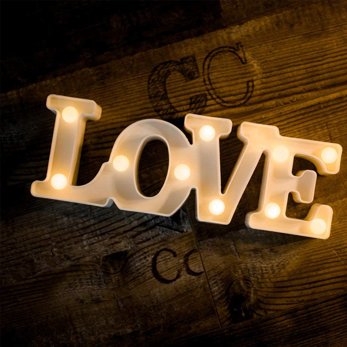 Love Sign Valentines Day Light Decorations Light up LED Letter Lights Sign Light Up Letters Sign for Night Light Wedding/Birthday Party - image 2 of 7