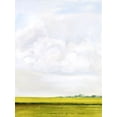 thumbnail image 2 of Borges, Victoria 19x24 White Modern Wood Framed Museum Art Print Titled - Field Walk II, 2 of 4